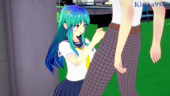 Rooftop Rendezvous: Intense 60FPS Sex with Big Boobs in Exclusive Anime Hentai