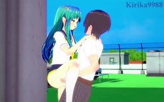 Rooftop Rendezvous: Intense 60FPS Sex with Big Boobs in Exclusive Anime Hentai
