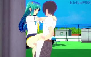Rooftop Rendezvous: Intense 60FPS Sex with Big Boobs in Exclusive Anime Hentai