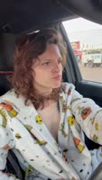 AriesLynnxo's Morning Ride: Smoking & Topless On-The-Go