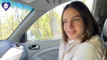 HOLLEMOLLY's Russian Ride: Fake Taxi Blowjob & Deep Throat