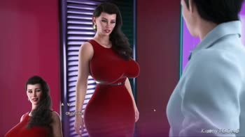 KimmyToons Teases Husband's Employee in Sizzling 60FPS Big Boob Cartoon