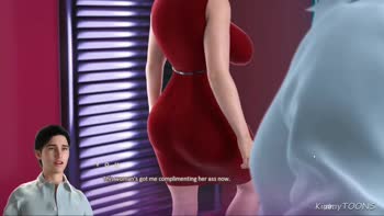 KimmyToons Teases Husband's Employee in Sizzling 60FPS Big Boob Cartoon