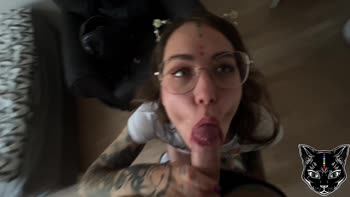 Step Sis Mari Galore's Blowjob Surprise Ends in Cum-Filled Bliss