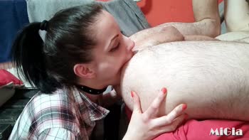 MiGia's Rimming Rampage: Deep-Throat Dick Sucking & Ass Licking
