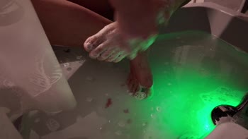 CindyLouDirty's Sensual Feet Seduction: Dildo Footjob Delights