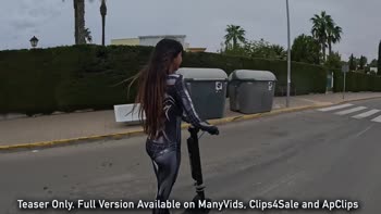 daringkiara - Daring Kiara's Spider-Man Stripdown: Public Flashing Challenge