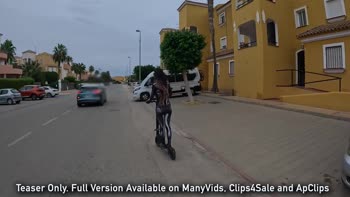 daringkiara - Daring Kiara's Spider-Man Stripdown: Public Flashing Challenge