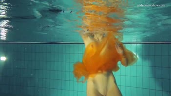 Nastya's Sizzling Underwater Show: Teen (18+) Blonde Seduction