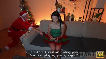 HUNT4K. A stranger's Dick is the best Christmas gift