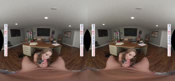 Octavia Red Seducing Her Professor with Big Tits and Wet Pussy in VR