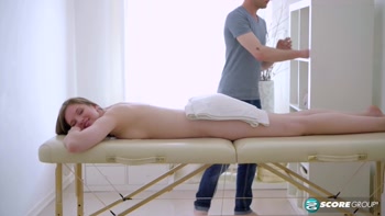 Viktoria Blonde's Sultry Hot Massage