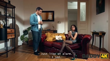 DADDY4K. My hot GF is quietly cheating on me while I was watching TV