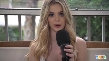 Molly Little's Sizzling Blonde Teen (18+) Interview to Rough Sex