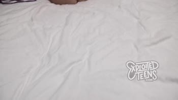Blonde Teen (18+)'s Raunchy POV Debut: Sucks Big Cock