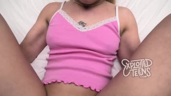Blonde Teen (18+)'s Raunchy POV Debut: Sucks Big Cock
