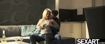 Blonde Bombshell Cristal Caitlin Sucks and Rides to Orgasmic Bliss