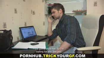 Vincent Vega's Deceptive Delight: Teen (18+) Brunette's Tricky Farewell