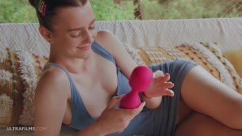Amber's Sunny Solo: Redhead Russian Delights with New Toys