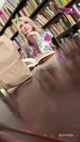 Britt Blair's Library Seduction: I Devoured My Stepdaughter's PAWG Friend