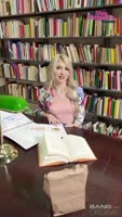 Britt Blair's Library Seduction: I Devoured My Stepdaughter's PAWG Friend