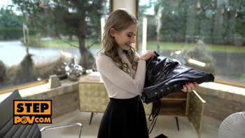 Tiffany Tatum's Sizzling POV: Breaking In New Latex Gear