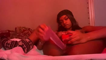 xsamorex Squirting Delight: Petite Ebony Petites' Wet Pussy Play
