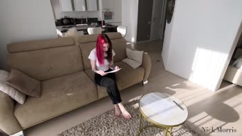 Nick Morris' Redheaded Submissive Slut: POV Blowjob & Steamy Sex