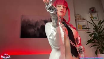 Nerwen X's Sizzling Makima Cosplay: Chainsaw Man Fantasies Unleashed!