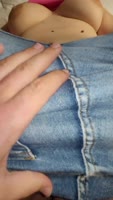Tight Jeans, Big Tits: Cute Teen (18+)'s Hairy Pussy Fucked POV