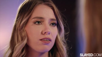 SLAYED Haley And Avery Get Into Lesbian Bathroom Sex