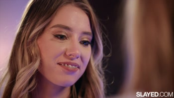 SLAYED Haley And Avery Get Into Lesbian Bathroom Sex