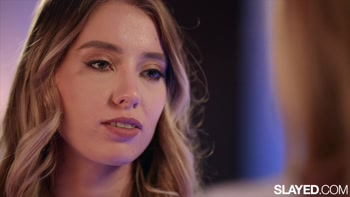 SLAYED Haley And Avery Get Into Lesbian Bathroom Sex
