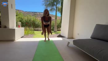 Kris Price's Outdoor Yoga Seduction: A Naughty Park Encounter