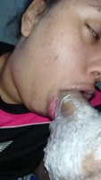 kingofnaughtiness6 - King of Naughtiness 6's Wife Creampie: Foamy Cum in Her Mouth