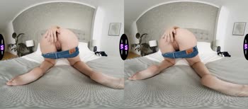 Petite Brunette Angel's Solo VR Adventure
