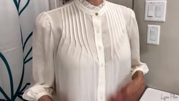 Lyna Fleur's Naughty Afternoon: Slowly Shedding Her School Blouse