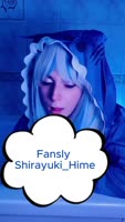 SharkIari's Sizzling Solo: Gawr Gura Cosplay Blowjob
