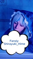 SharkIari's Sizzling Solo: Gawr Gura Cosplay Blowjob
