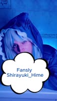 SharkIari's Sizzling Solo: Gawr Gura Cosplay Blowjob