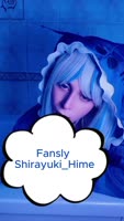 SharkIari's Sizzling Solo: Gawr Gura Cosplay Blowjob