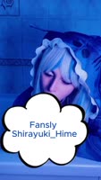 SharkIari's Sizzling Solo: Gawr Gura Cosplay Blowjob