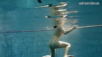 Russian Teen (18+) Andrea's Sultry Underwater Show