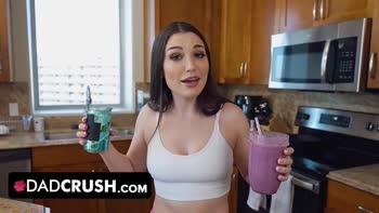 Fitness Babe Ignites Dad Crush with Sizzling Step Fantasy