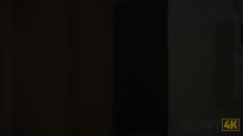 DADDY4K. Blonde isn't Ashamed to Fuck her boyfriend's Father Next to him
