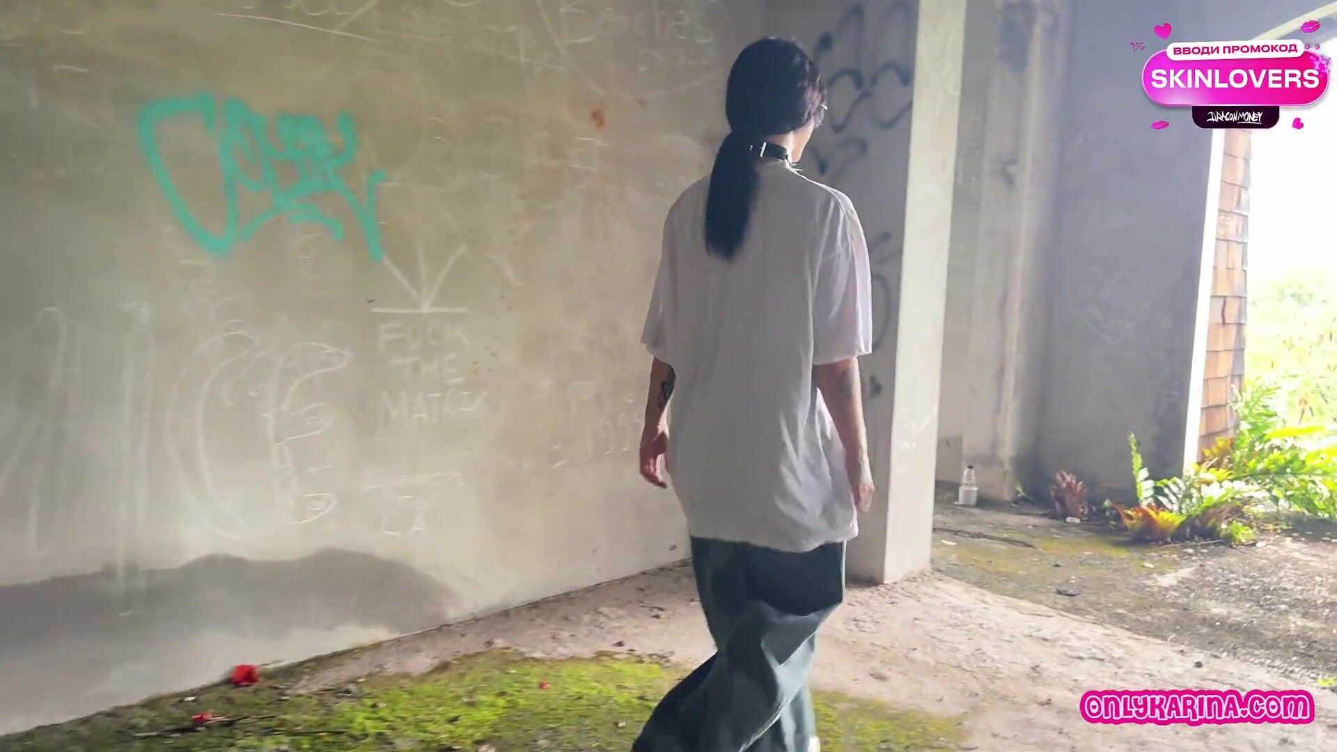 Fucked an Alt Girl in Converse Sneakers in an Abandoned Place