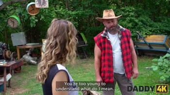 DADDY4K. Meeting with Daddy ended up as a hot outside sex