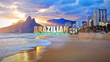 Brazilian Tgirl Trio: Mutual Blowjobs & Big Butts