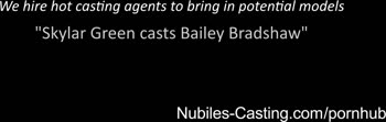 Nubiles Casting - Aspiring pornstar gets face and tits jizzed