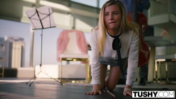 TUSHY Spoiled Teen (18+) is Punished And Gaped By Music Teacher